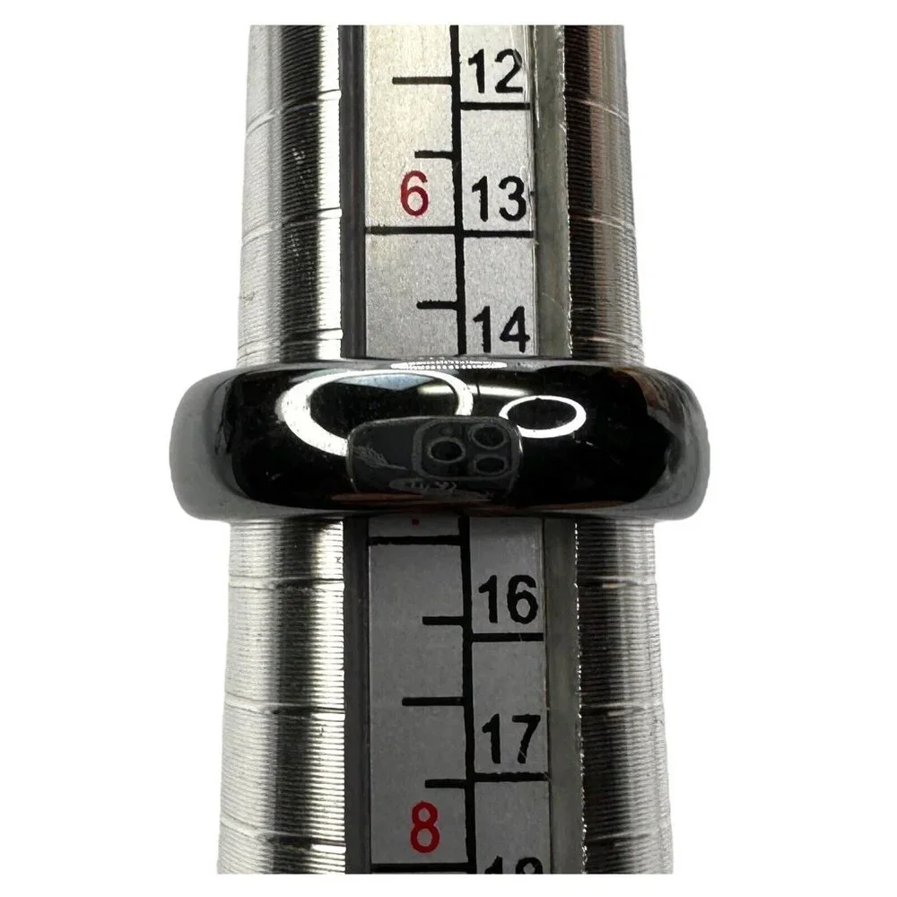 Black Tungsten Carbide Ring Size 7 Mens Wedding Band Comfort Fit Durable